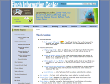 Tablet Screenshot of finchinfo.com